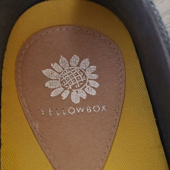 YELLOW BOX Denim Blue Sequin Ballet Flats Size 9 EUC - Picture 6 of 6